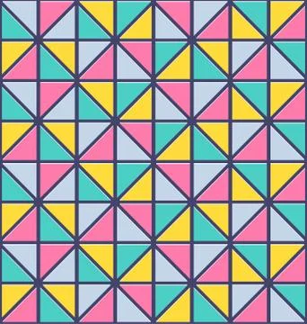 Seamless triangle pattern. Vector abstract texture Stock Illustration