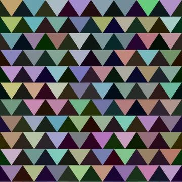 Seamless triangle pattern. Vector background. Geometric abstract texture Stock Illustration