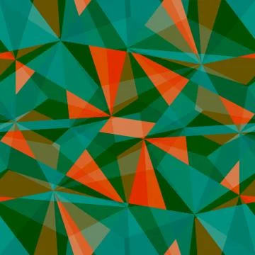 Seamless triangle pattern. Vector background. Geometric abstract texture Stock Illustration
