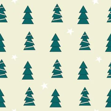 Seamless triangles pattern. Vector abstract new year background Stock Illustration