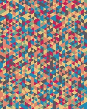 Seamless triangular pattern Illustrazione stock