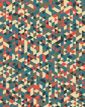 Seamless triangular pattern Stock Illustration