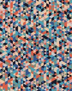 Seamless triangular pattern Stock Illustration