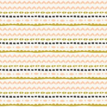 Seamless Tribal Pattern Stock Illustration