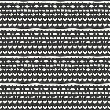 Seamless Tribal Pattern Illustrazione stock