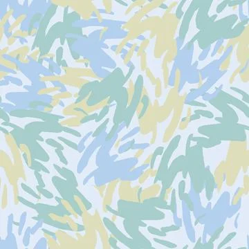 Seamless tricolour camouflage pattern background , greeting card or fabric Stock Illustration