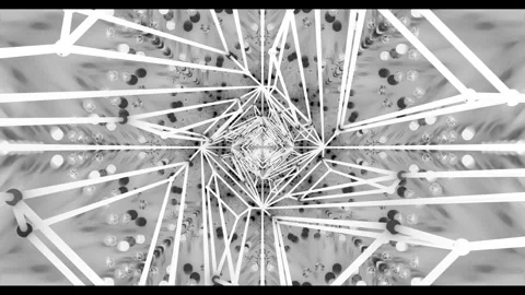 Seamless tunnel animation loop with dynamic patterns and engaging Stock Footage 316402332