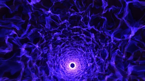 Seamless Tunnel Background Blue Stock Footage 239007519