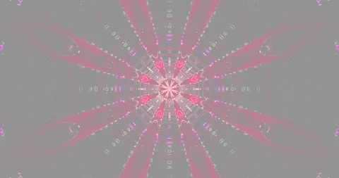 Seamless tunnel video loop creates a mesmerizing visual effect for screensave Stock Footage 317178608