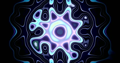 Seamless tunnel video loop creates dynamic abstract visuals in vibrant colors Stock Footage 318935024