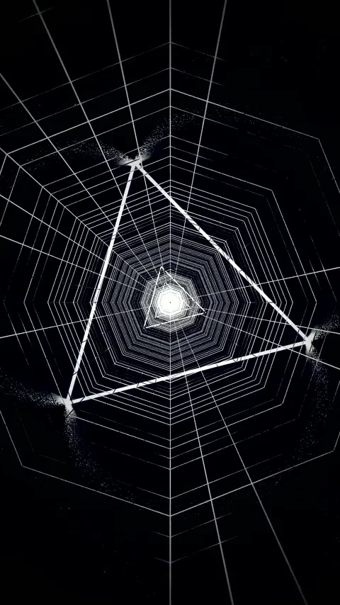 Seamless tunnel video loop creates an immersive visual experience with dyna.. Stock Footage 321265388