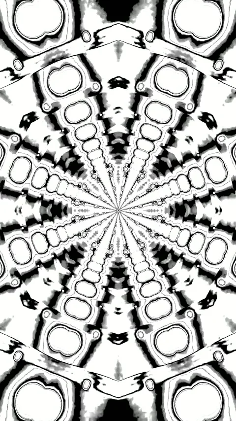 Seamless tunnel video loop creates an immersive screensaver experience for .. Stock Footage 321270937