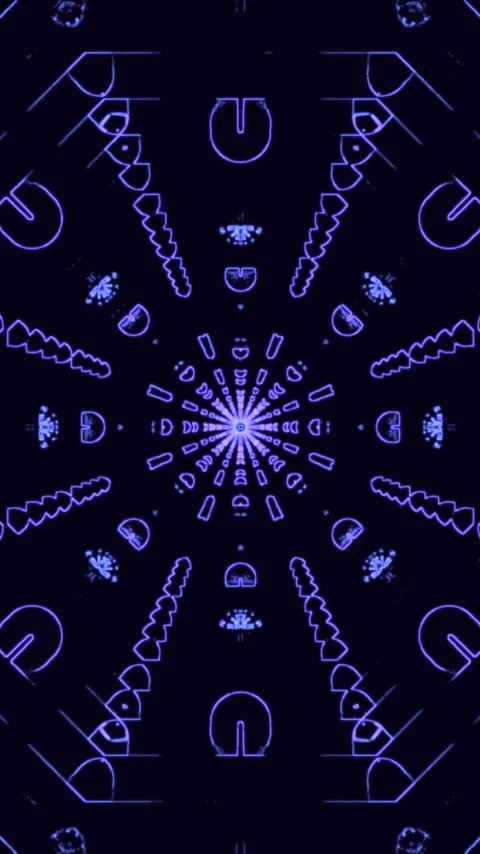 Seamless tunnel video loop creates a captivating visual experience with dyn.. Stock Footage 321271138