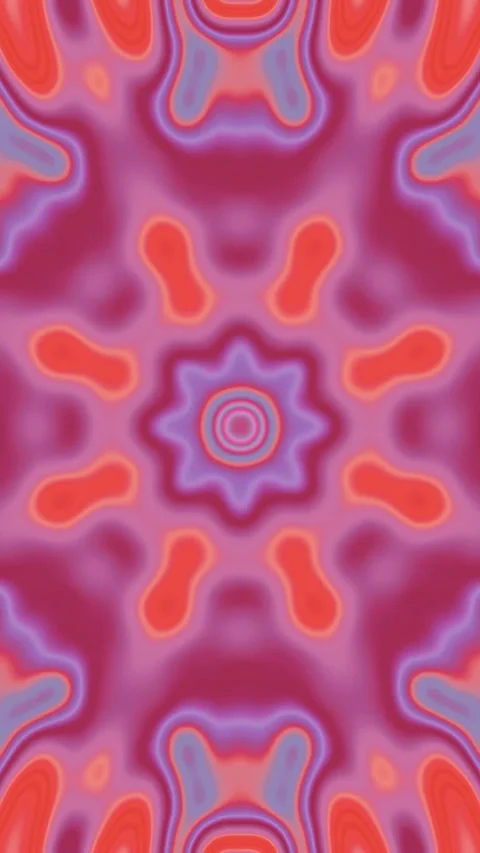 Seamless tunnel video loop creates vibrant visual effects with flowing patt.. Stock Footage 321569002
