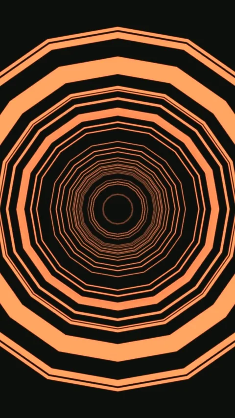 Seamless tunnel video loop creates a mesmerizing visual experience with shi.. Stock Footage 321575805