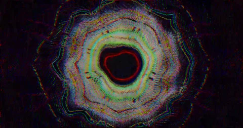 Seamless tunnel video loop creating vibrant hypnotic visuals for relaxation.. Stock Footage 318789906