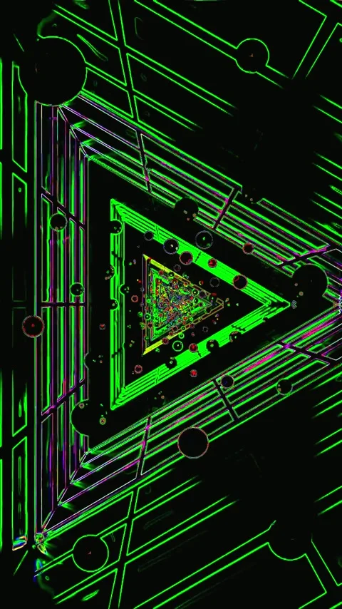 Seamless tunnel video loop creating dynamic visual effects for a captivatin.. Stock Footage 321263198