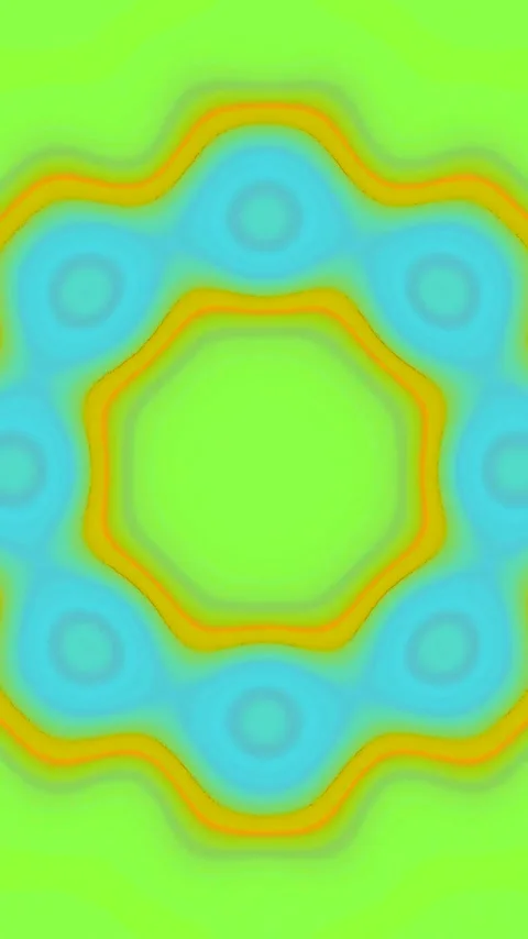 Seamless tunnel video loop creating a vibrant, colorful visual display for .. 库存影片 321263673
