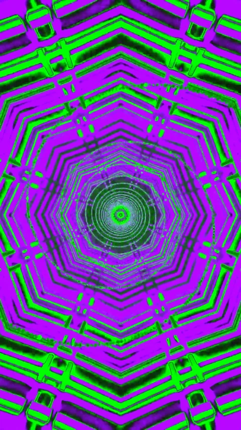 Seamless tunnel video loop creating an immersive visual experience in vibra.. Stock Footage 321264999