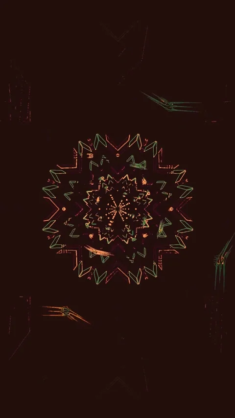 Seamless tunnel video loop creating a mesmerizing visual experience with co.. Stock Footage 321266648