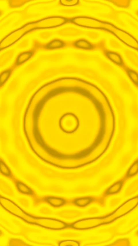 Seamless tunnel video loop creating a vibrant yellow pattern for screensave.. Видео 321268064