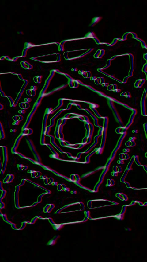 Seamless tunnel video loop creating a mesmerizing visual experience Stock Footage 321571041