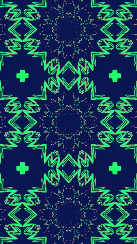 Seamless tunnel video loop creating a vibrant dynamic pattern for immersive.. Stock Footage 321572137