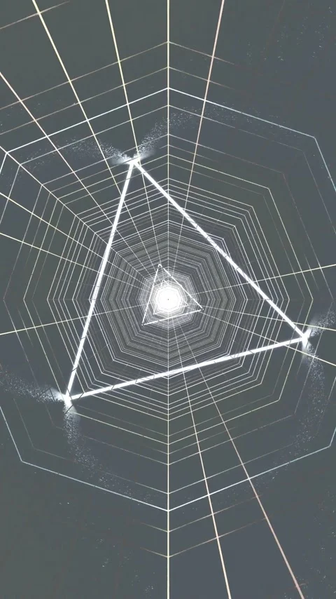 Seamless tunnel video loop designed for immersive visual experience in digi.. Stock Footage 321565740