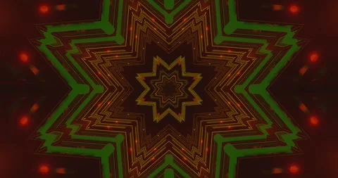 Seamless tunnel video loop displaying vibrant shapes and colors in a dynami.. Stock Footage 318791500