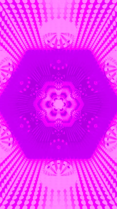 Seamless tunnel video loop displaying vibrant patterns and effects for an e.. 스톡 동영상 321568879