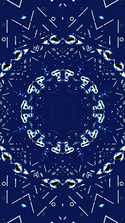Seamless tunnel video loop with dynamic visual patterns for immersive scree.. Stock Footage 321565873