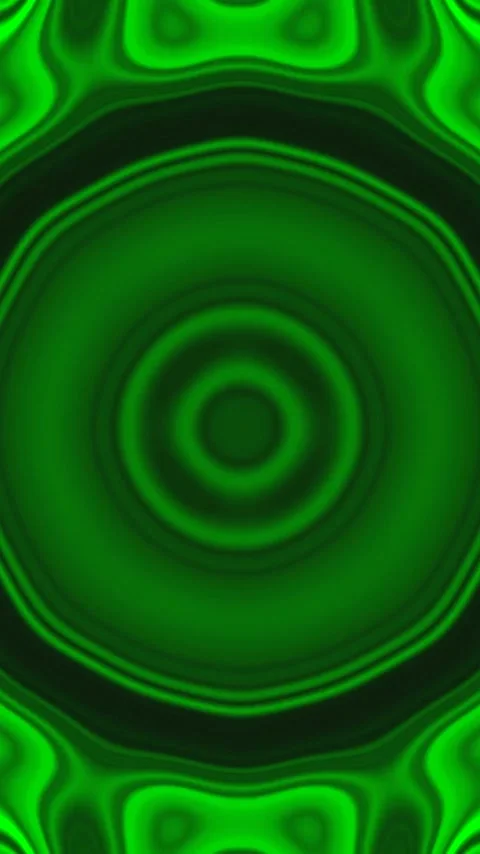 Seamless tunnel video loop featuring vivid green patterns creating an immer.. Stock Footage 321262550