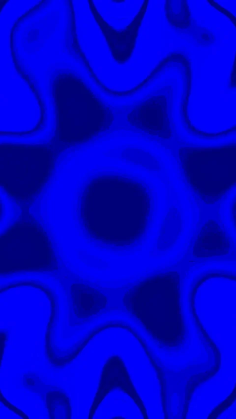 Seamless tunnel video loop featuring vibrant blue and green shapes in smoot.. Stock Footage 321268971