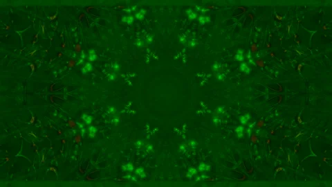 Seamless tunnel video loop featuring vibrant green patterns for immersive s.. Stock Footage 321319387