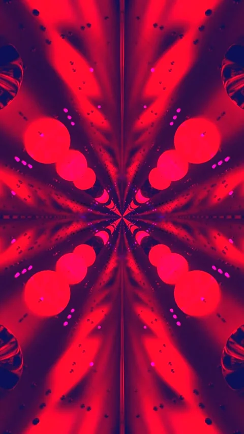 Seamless tunnel video loop featuring vibrant colors and dynamic patterns fo.. Stock Footage 321572540