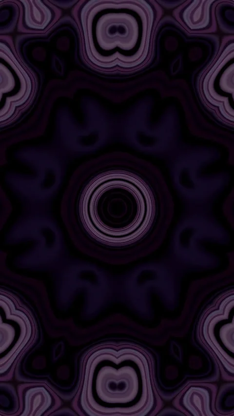 Seamless tunnel video loop of flowing patterns with dark colors and smooth .. Stock Footage 321266192