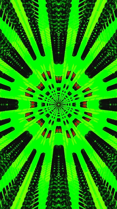 Seamless tunnel video loop for immersive visual experience in vivid colors .. Stock Footage 321571669
