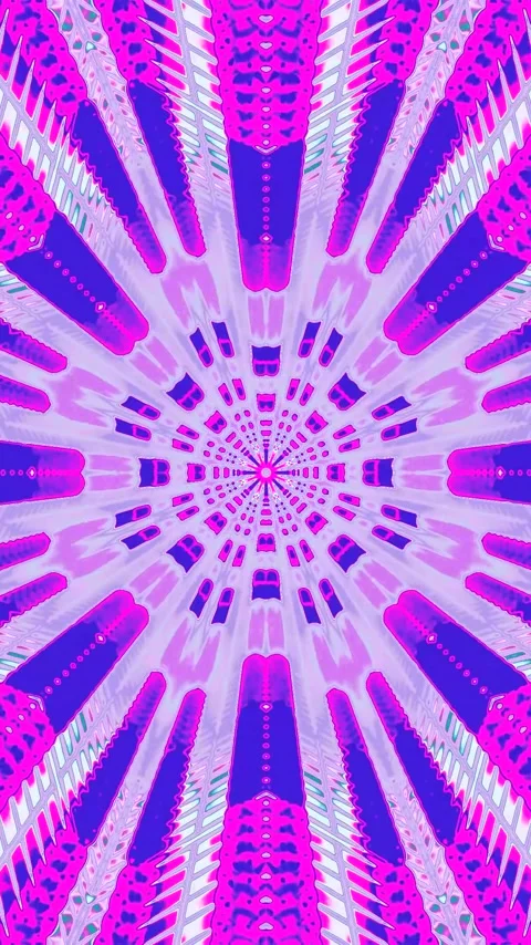 Seamless tunnel video loop offering an immersive experience with vibrant co.. Stock Footage 321267953