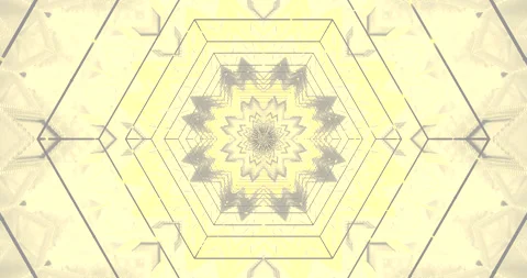 Seamless tunnel video loop screensaver with dynamic geometric pat Stock Footage 317961654