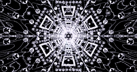 Seamless tunnel video loop screensaver creating a mesmerizing motion experien Stock Footage 318793418