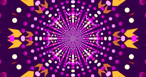 Seamless tunnel video loop screensaver with vibrant colors and patterns for.. Stock Footage 318935236
