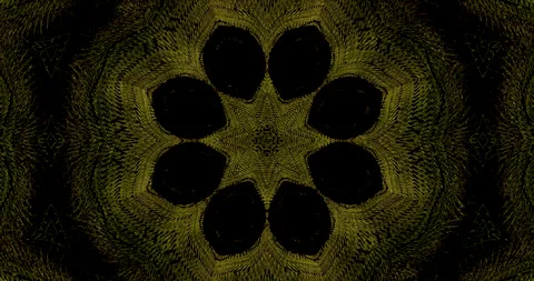 Seamless tunnel video loop screensaver featuring intricate dark patterns Stock Footage 319433808