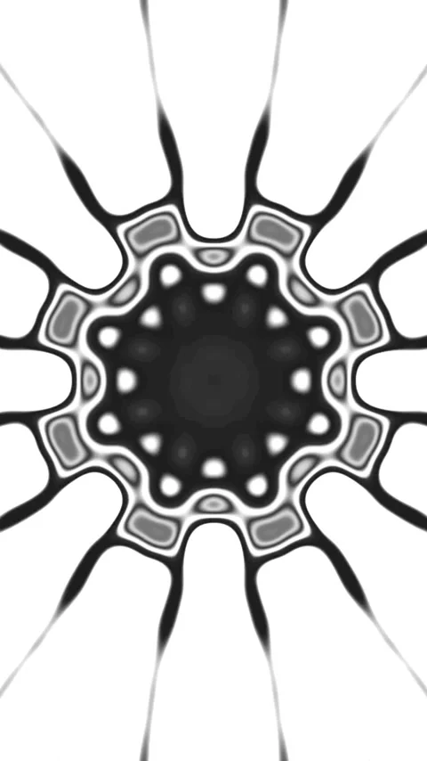 Seamless tunnel video loop screensaver with intricate patterns and dynamic .. Stock Footage 321269988