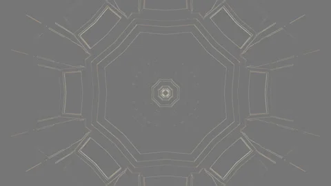 Seamless tunnel video loop screensaver showcasing abstract shapes and patte.. Stock Footage 321321299