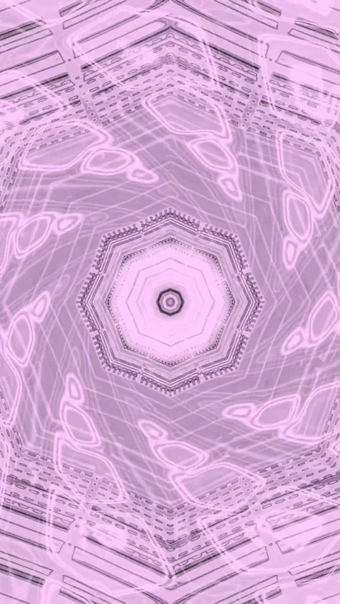 Seamless tunnel video loop screensaver with dynamic patterns and vibrant co.. Stock Footage 321563902