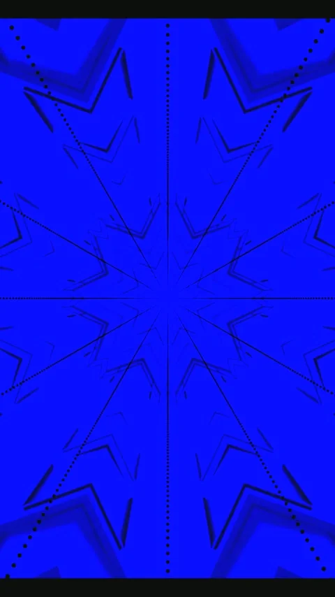 Seamless tunnel video loop screensaver featuring abstract blue patterns and.. Stock Footage 321565037