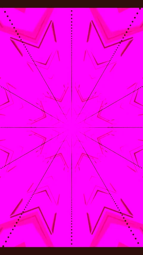 Seamless tunnel video loop screensaver with geometric patterns in vibrant p.. Stock Footage 321565044