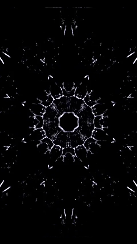Seamless tunnel video loop screensaver featuring a mesmerizing geometric pa.. Video stock 321565972