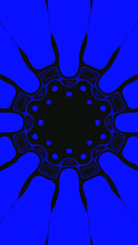 Seamless tunnel video loop screensaver displaying abstract blue patterns fo.. Stock Footage 321570356