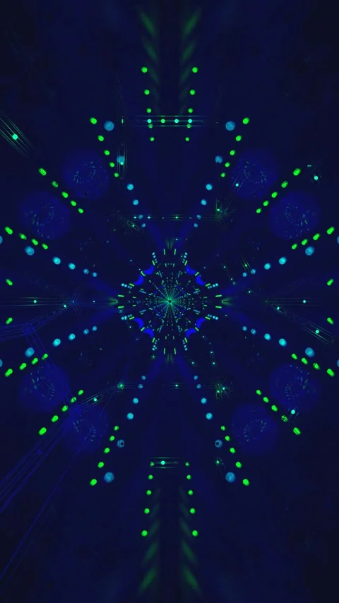 Seamless tunnel video loop screensaver with vibrant colors and dynamic patt.. Stock Footage 321571272